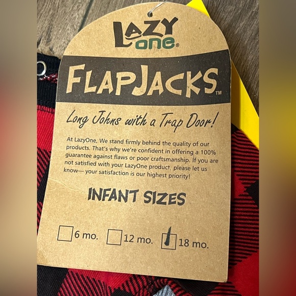 Lazy One Lake Tahoe Bear Cheeks Flap Jack Kids Onsie Size 18 Months - Picture 5 of 8